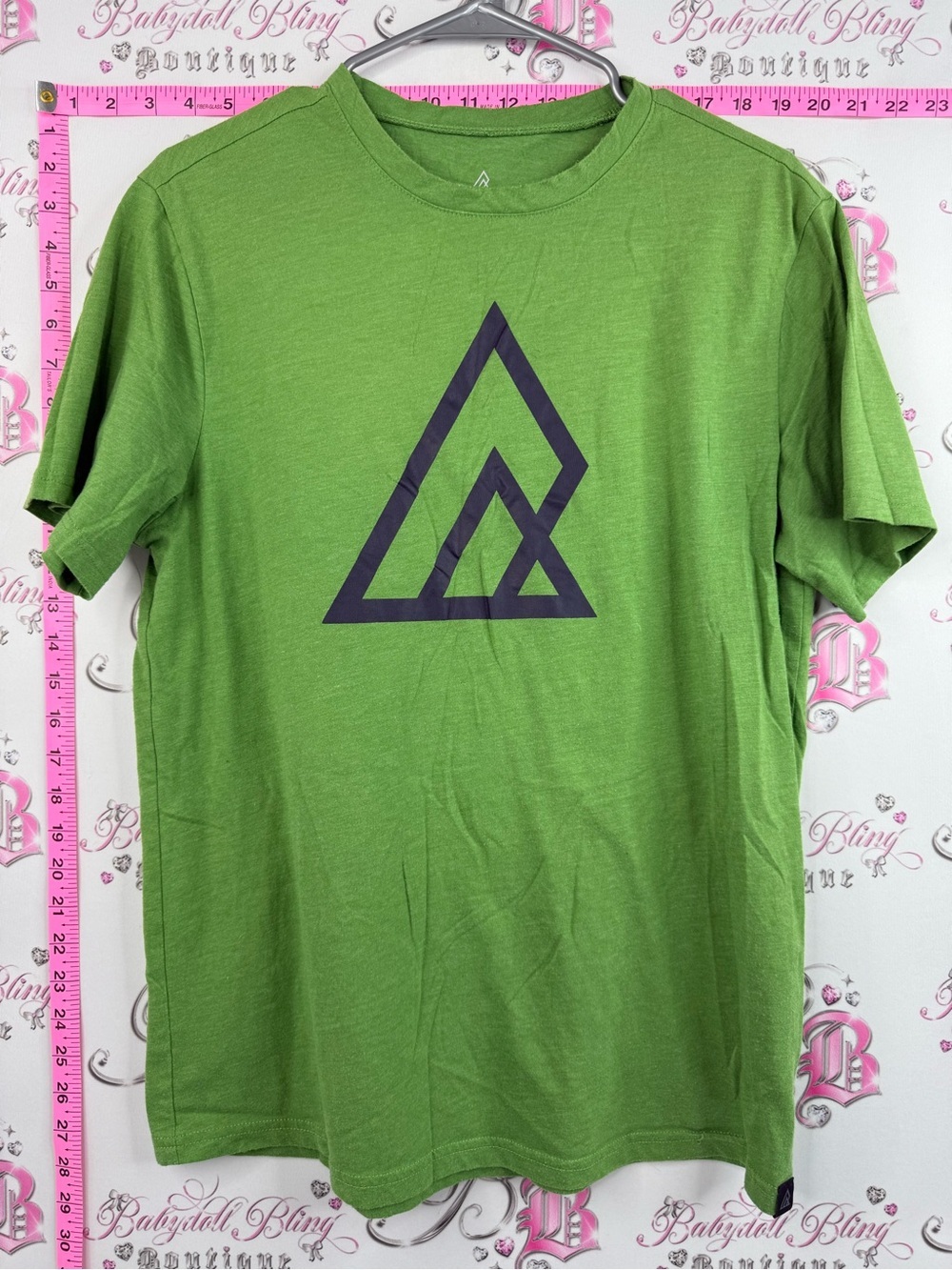 Ripzone T-shirt logo front forest Men's Green Graphic Triangle Logo T-Shirt